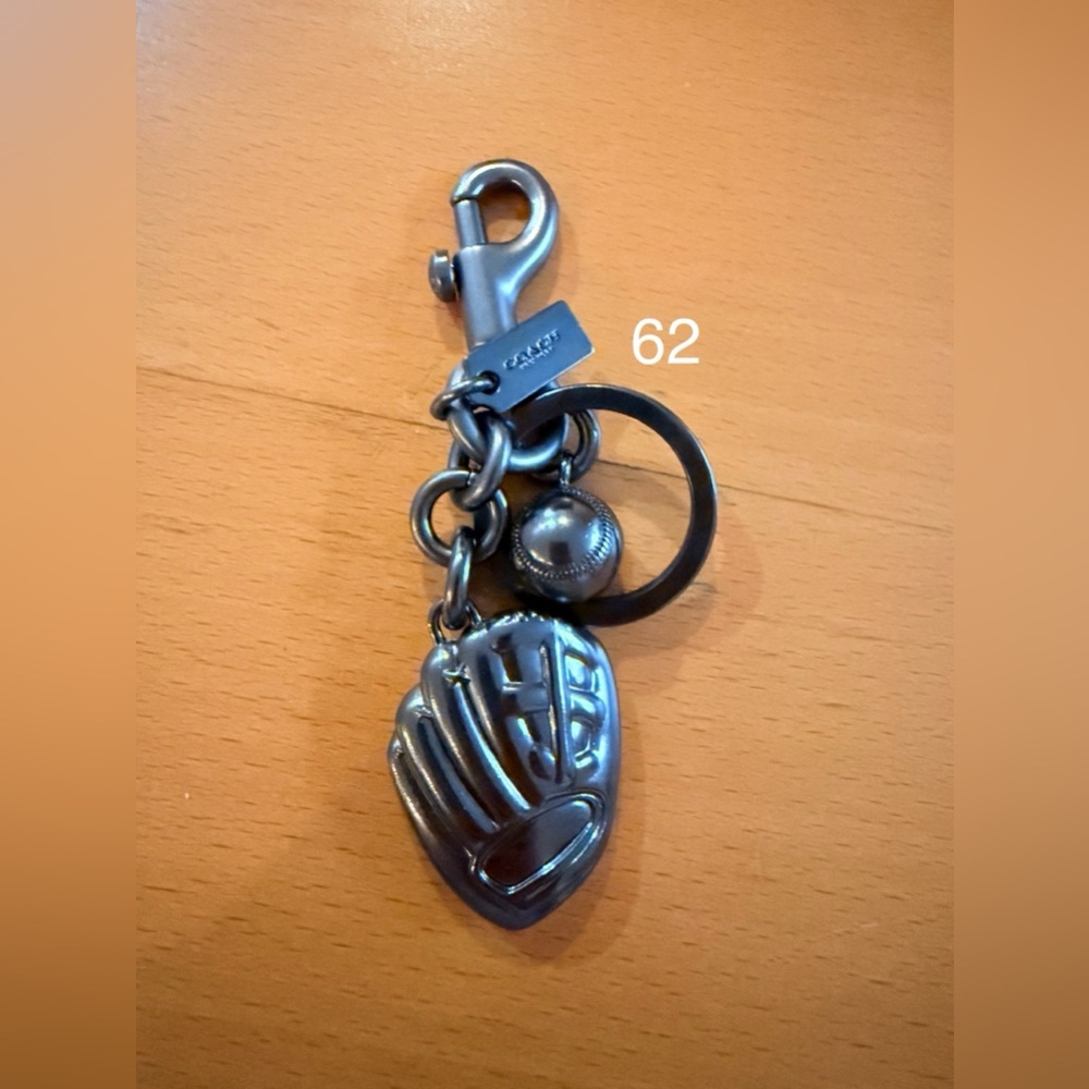 Coach Baseball and Glove Bag Charm. (62)